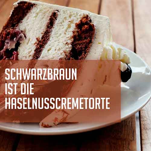 Schwarzbraun ist die Haselnuss Cremetorte Hörbuch