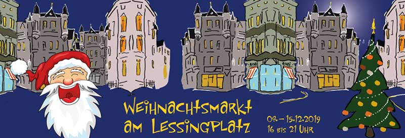 grafik weihnachtsmarkt lessingplatz